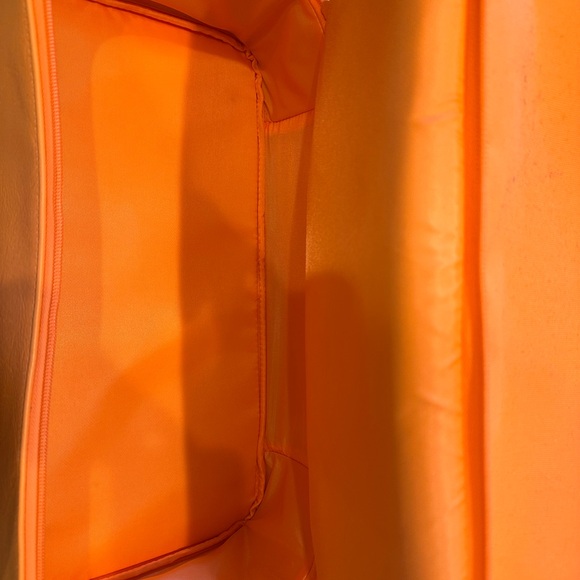 Beis Creamsicle Bright Orange mini Weekender  and Dopp kit - Picture 6 of 7